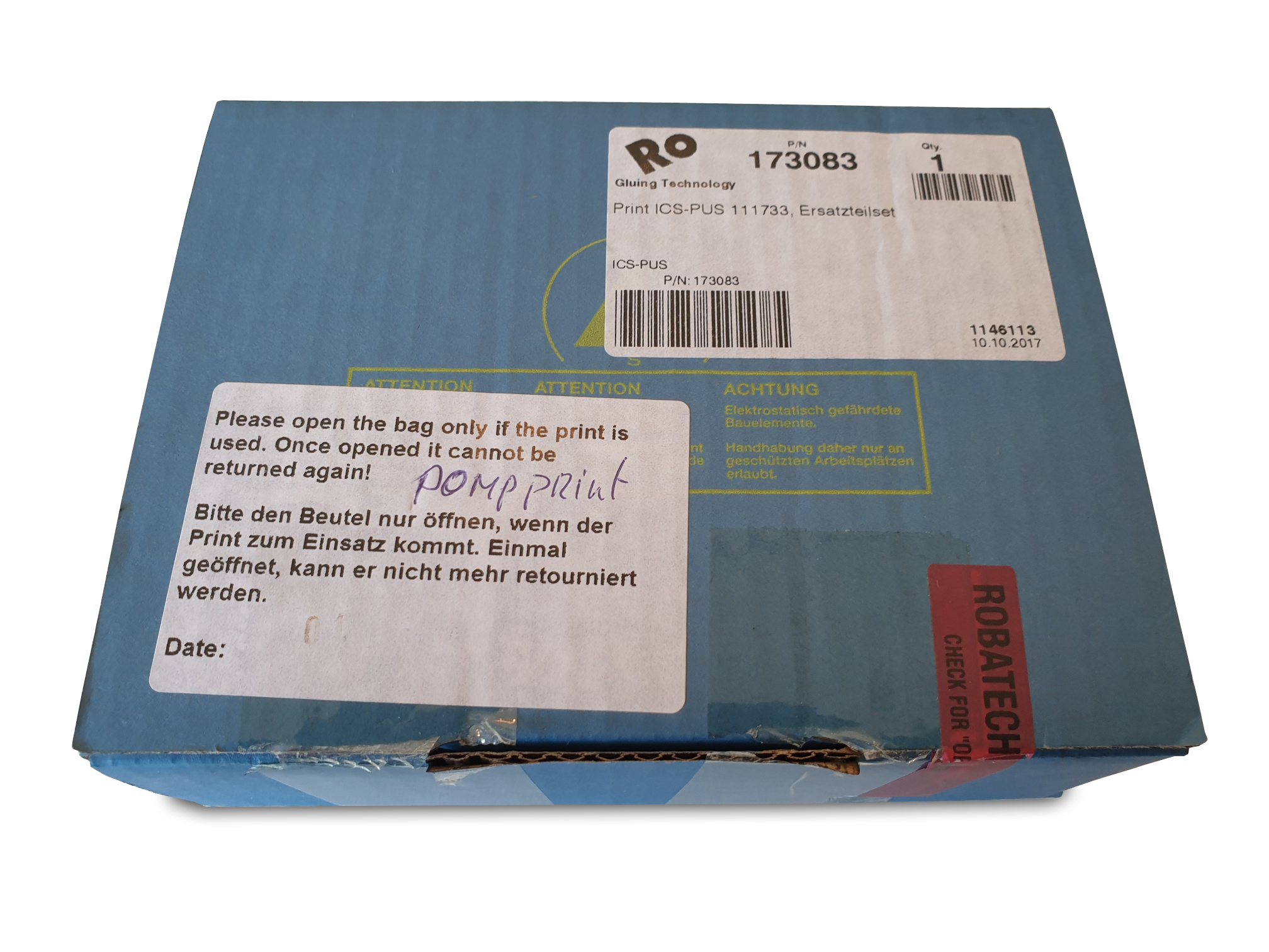 Robatech pomp printplaat 173083