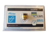 Nordson Saturn nozzle recht / straigth 0.36 mm / 0.014 in ref. 322414