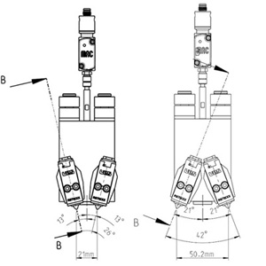 ues adjustable gun angles